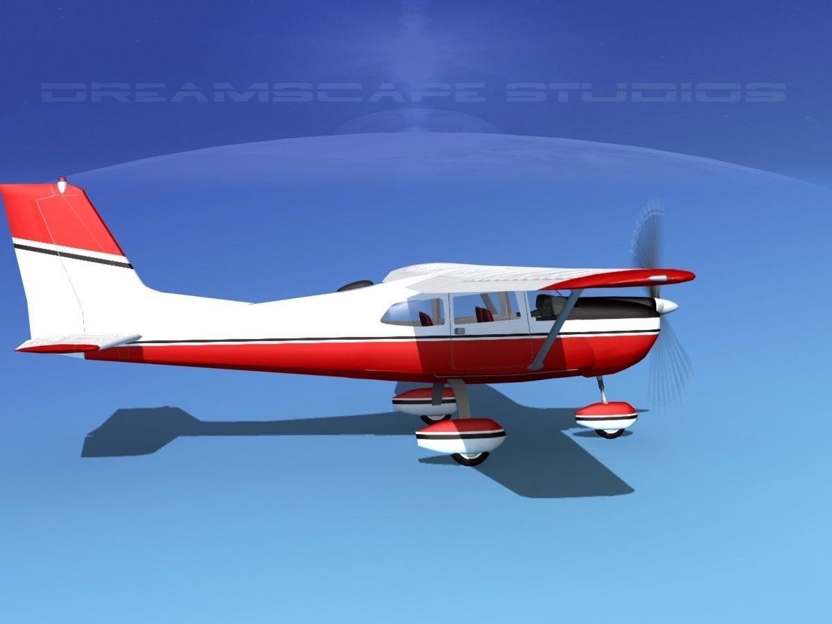 Cessna 175 Skylark V13 3D model_2