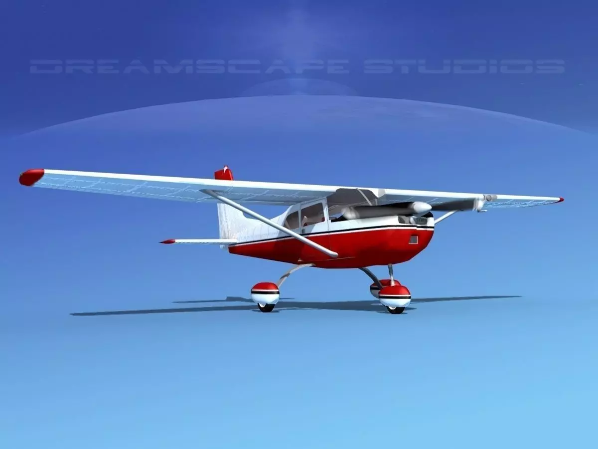 Cessna 175 Skylark V13 3D model_0