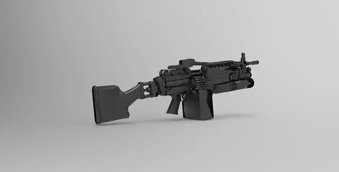 M249 light machine gun