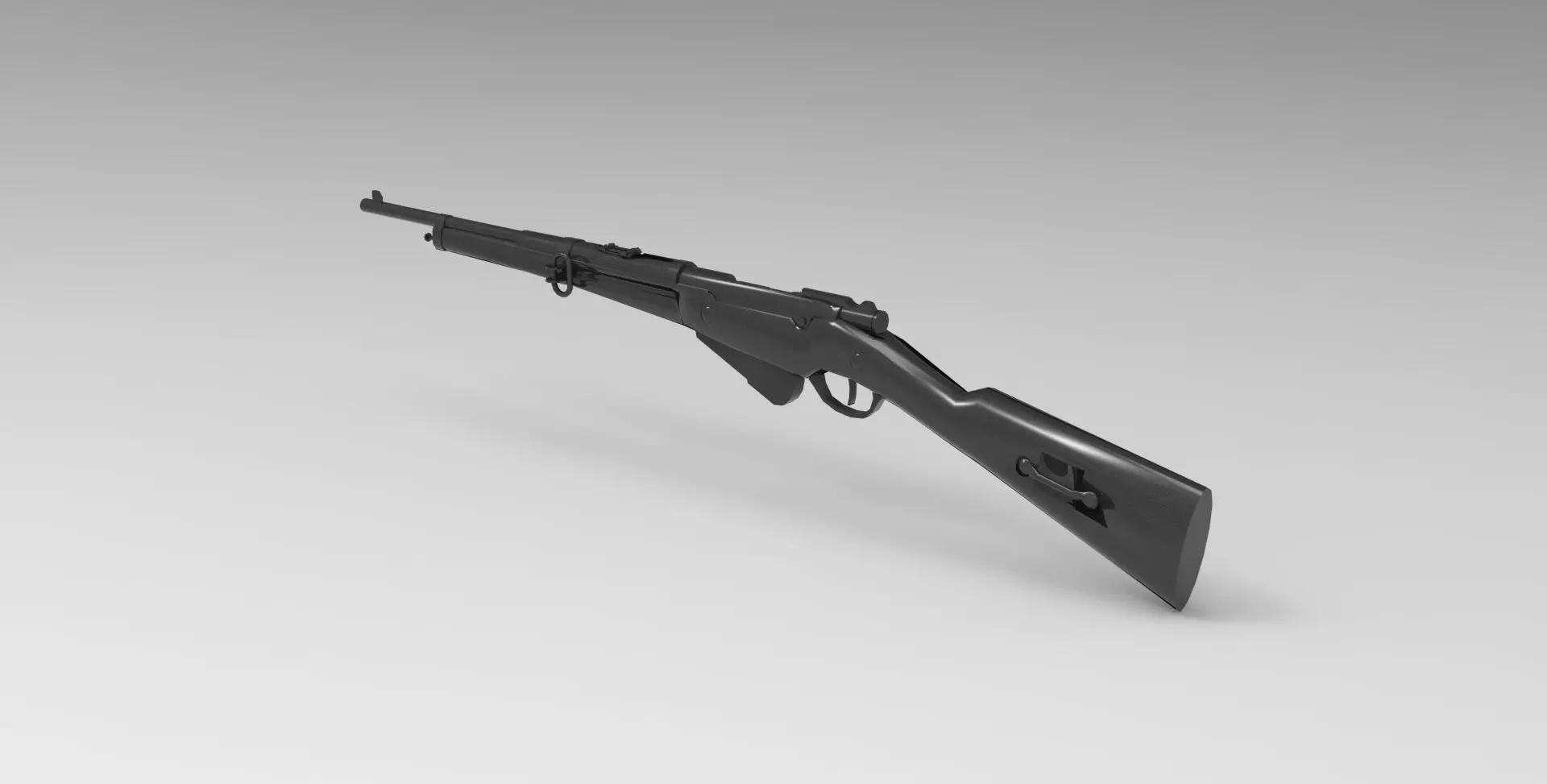 mauser rifle 3D model_0