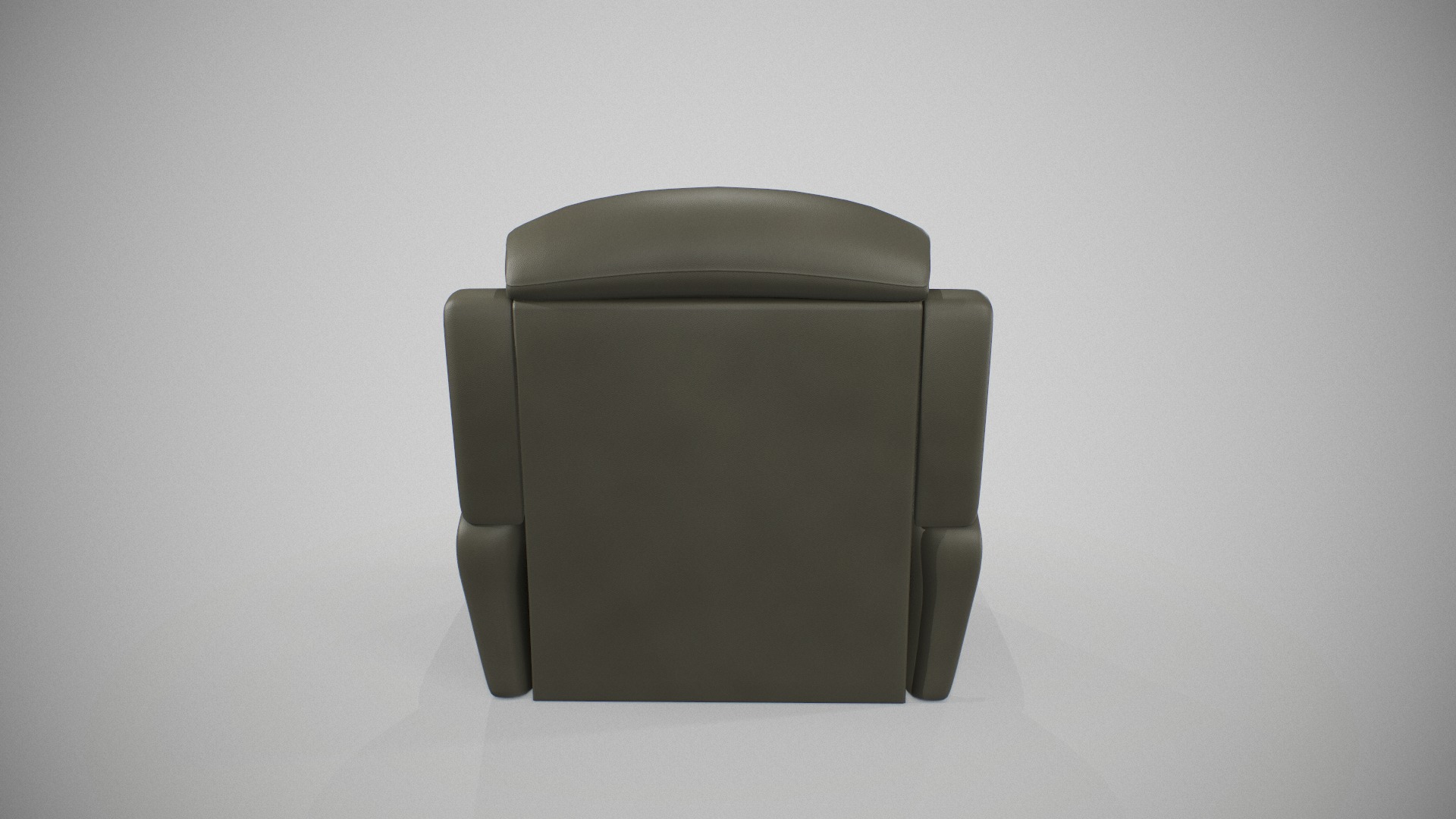 Recliner Sofa  Low-poly 3D model_3
