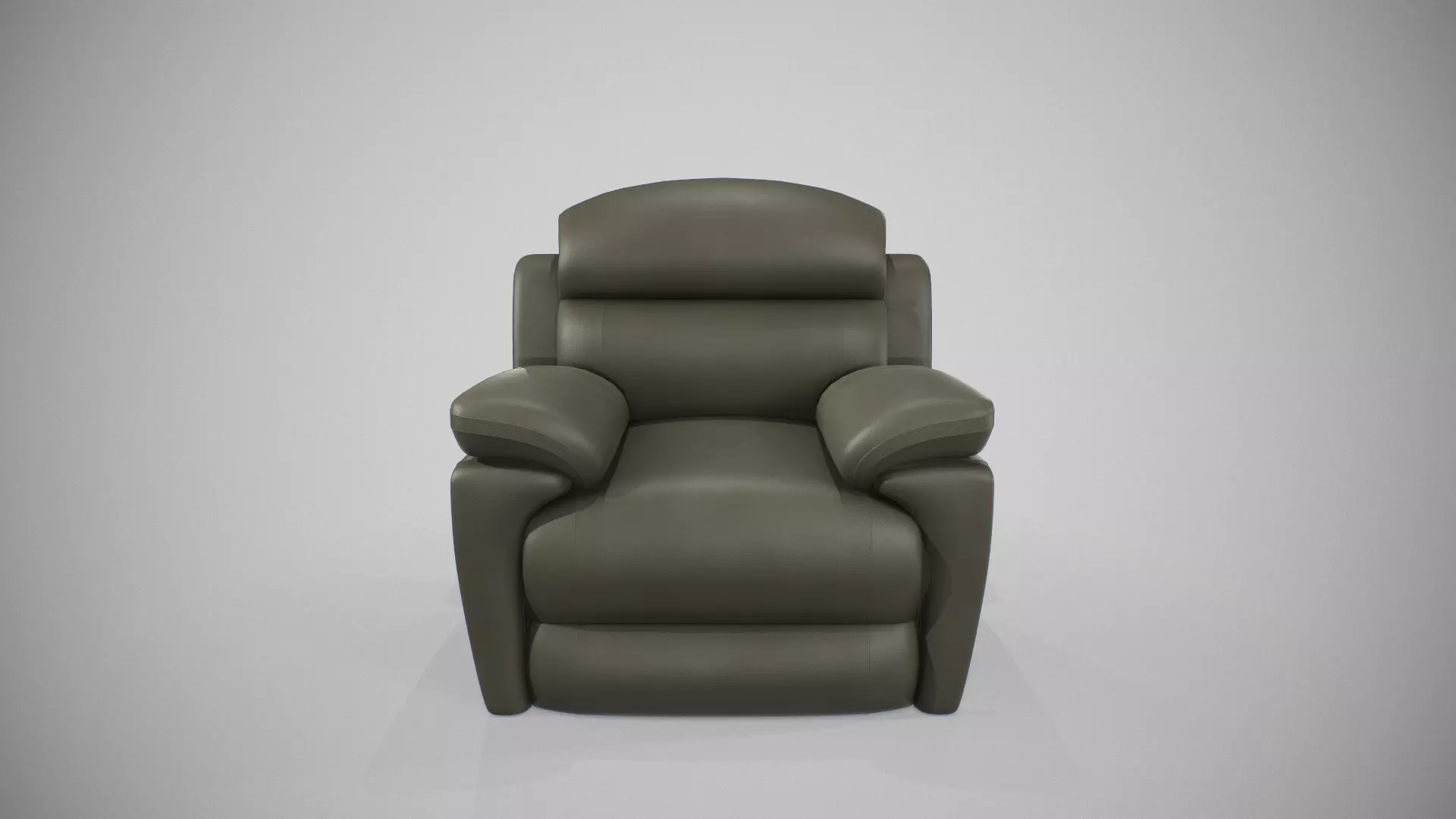 Recliner Sofa  Low-poly 3D model_0