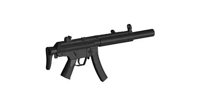MP5SD submachine gun