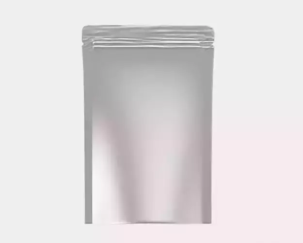 Pouch package Low-poly 3D model