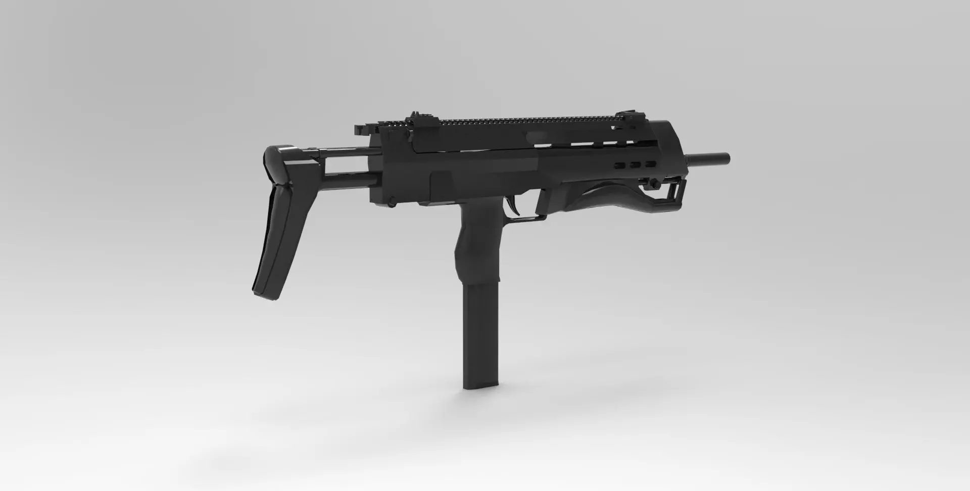 Heckler Koch MP7 3D model_0
