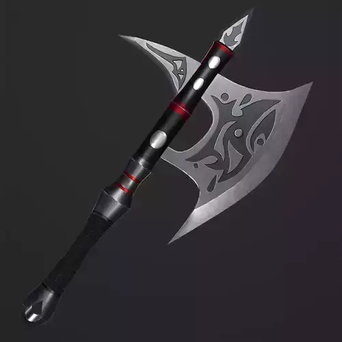 Fantasy Battle Axe PBR