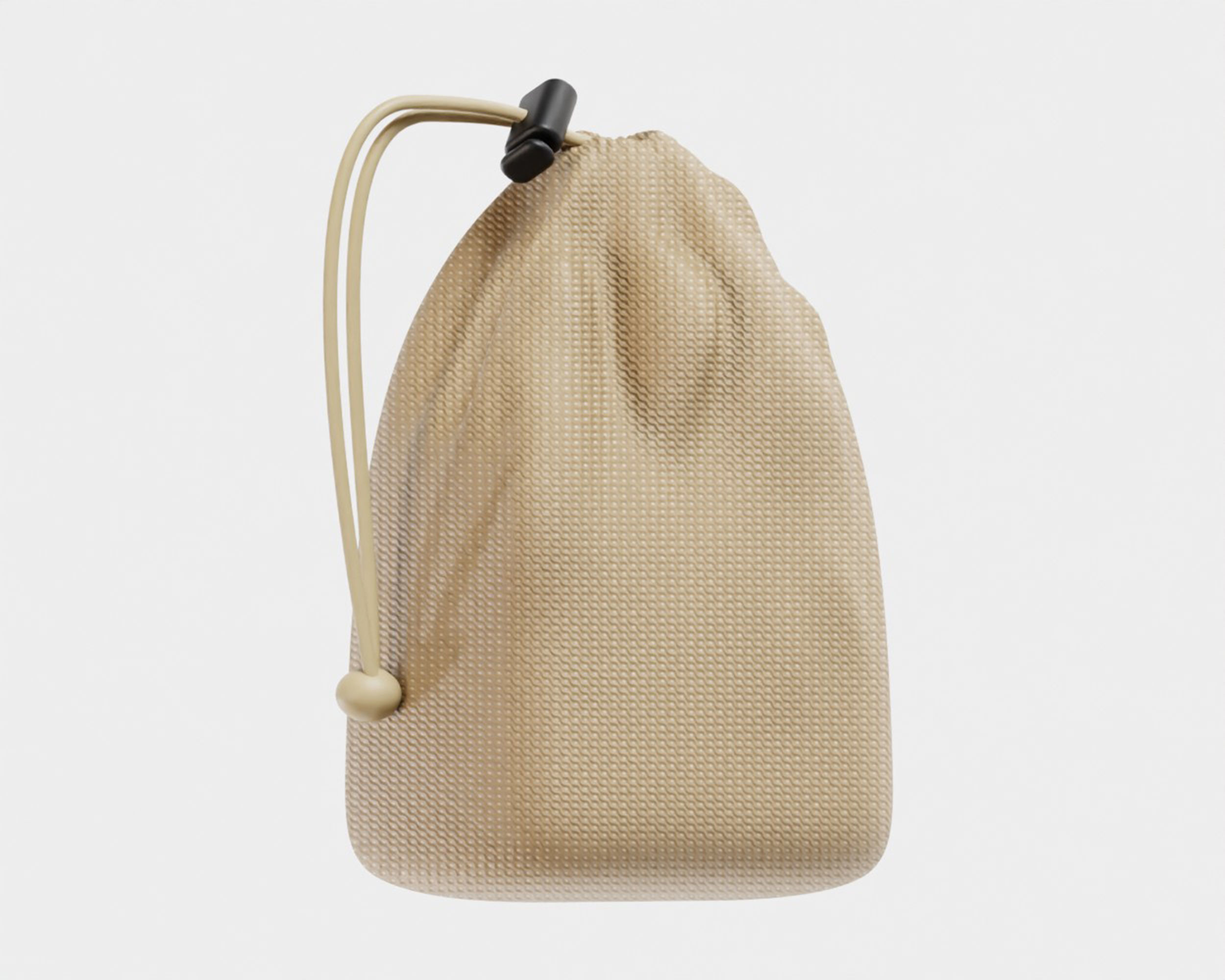 Jute bag 01 Low-poly 3D model_1