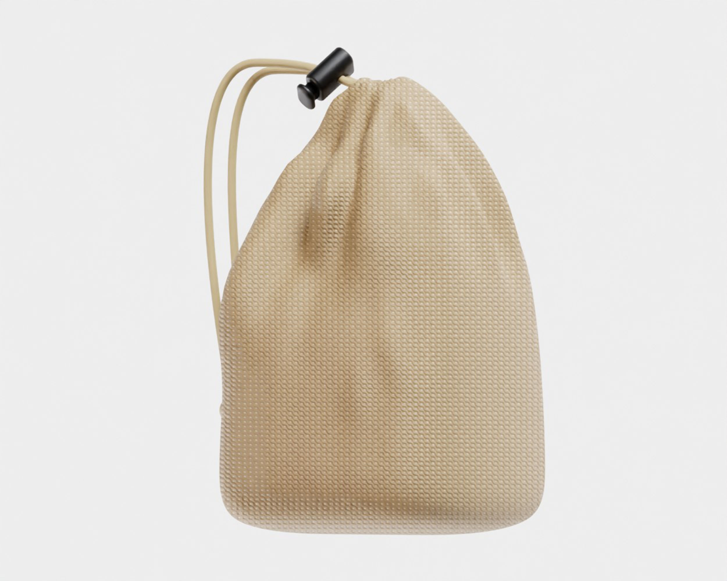 Jute bag 01 Low-poly 3D model_2