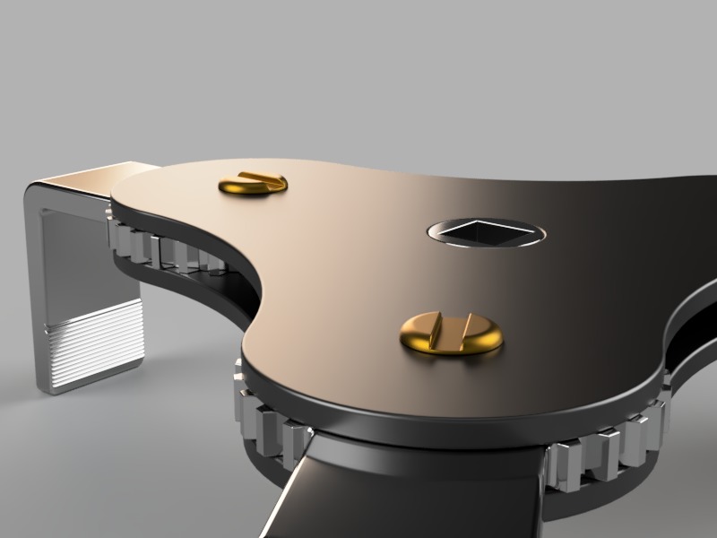 Universal Oil Filter Wrench 3D print model_1
