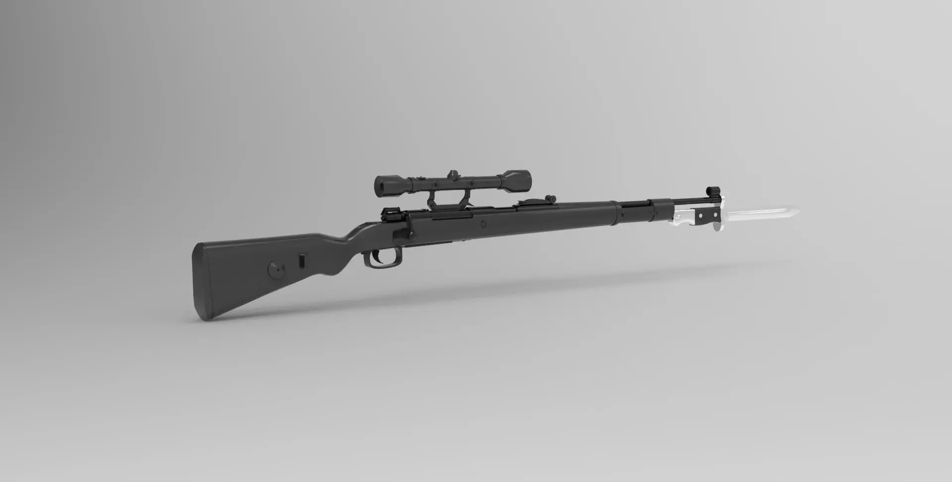 Mauser Kar98k rifles 3D model_0