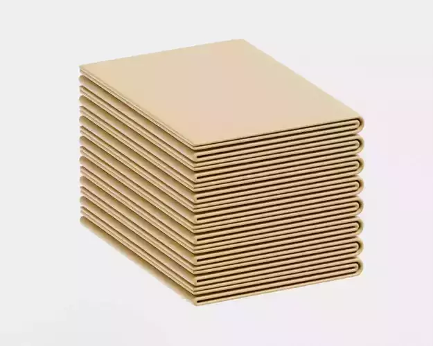 Folded New Cloth Low-poly 3D model