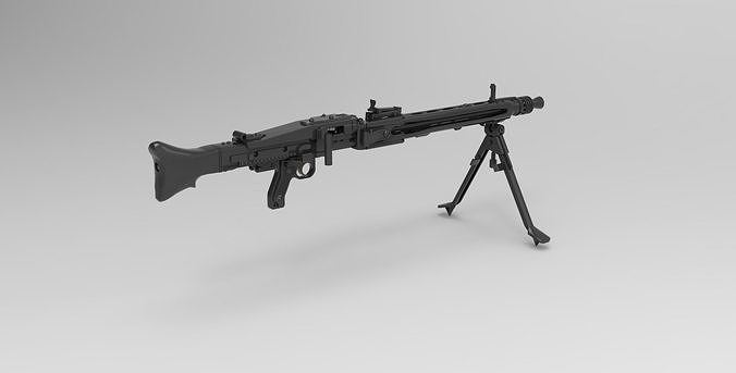MG42 Machine Gun 3D model