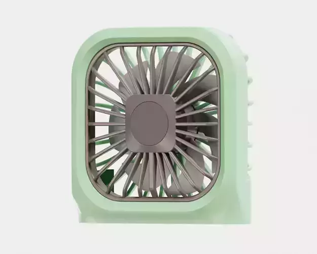 Fan 3d model Low-poly 3D model