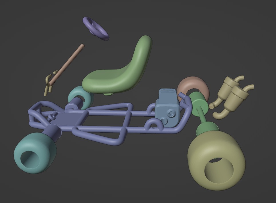 Donkey Kong - Mario Kart 64 - 2 in 1 3D print model_19