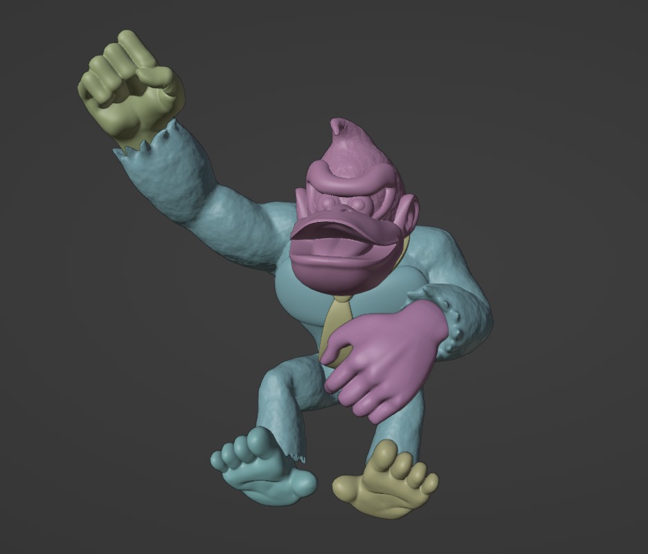 Donkey Kong - Mario Kart 64 - 2 in 1 3D print model_11