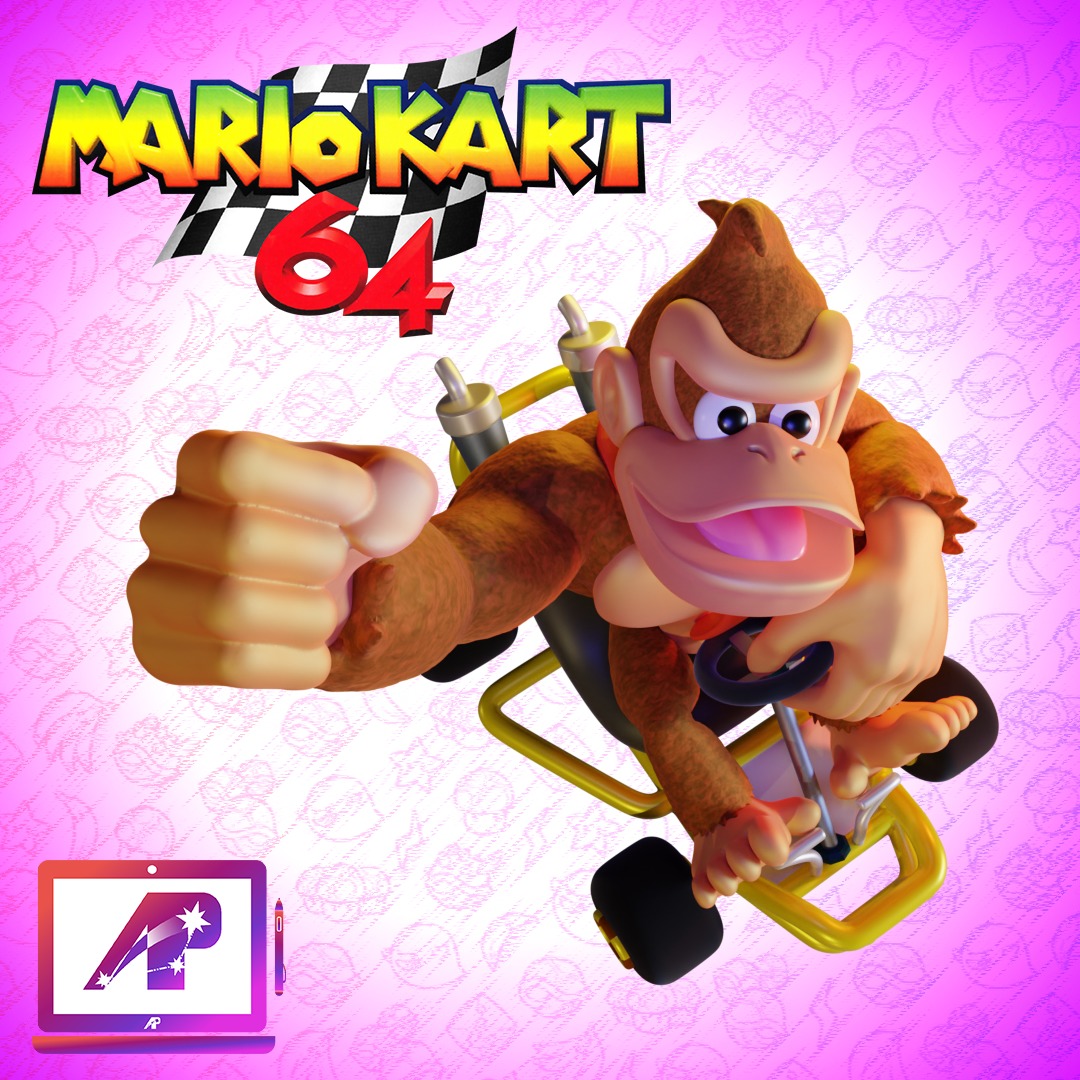 Donkey Kong - Mario Kart 64 - 2 in 1 3D print model_1