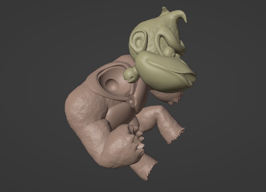 Donkey Kong - Mario Kart 64 - 2 in 1 3D print model_16