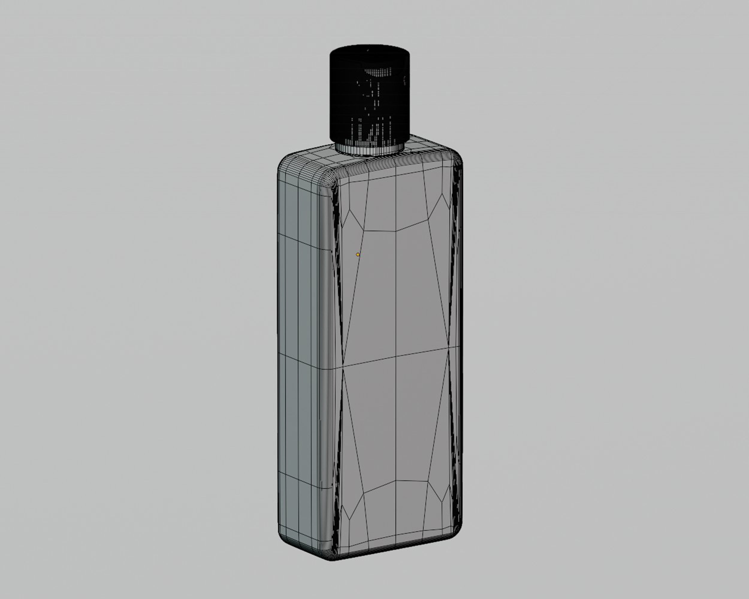 Cosmetic bottle 0001 Low-poly 3D model_4