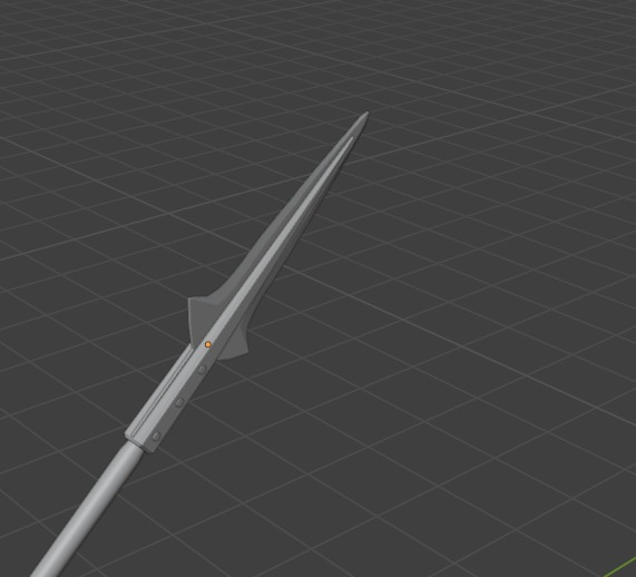 Ancient Spear Free low-poly 3D model_15