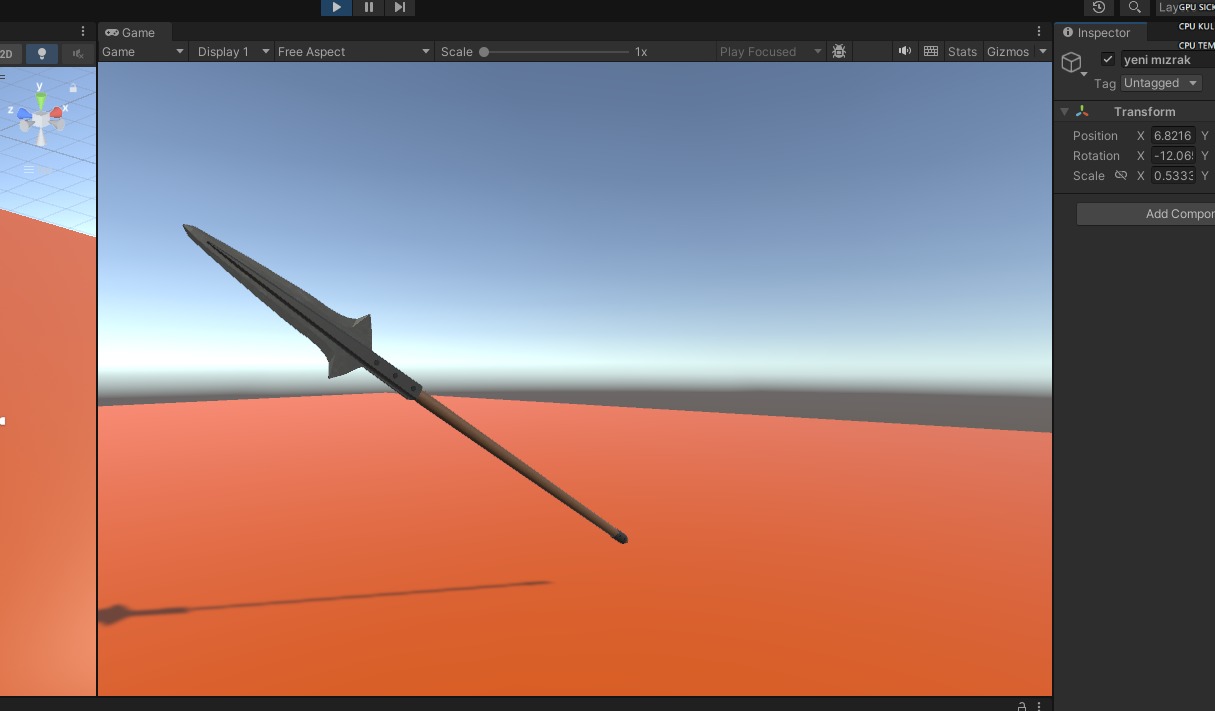 Ancient Spear Free low-poly 3D model_5