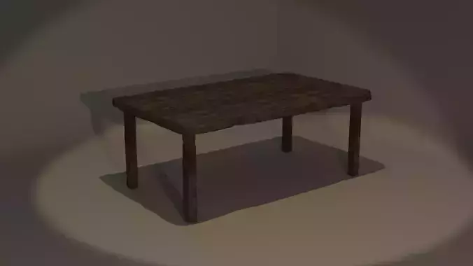 Vintage Game-Ready Aged Table