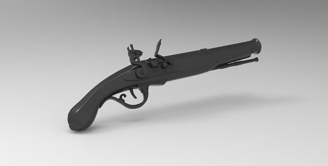 flintlock 3D model
