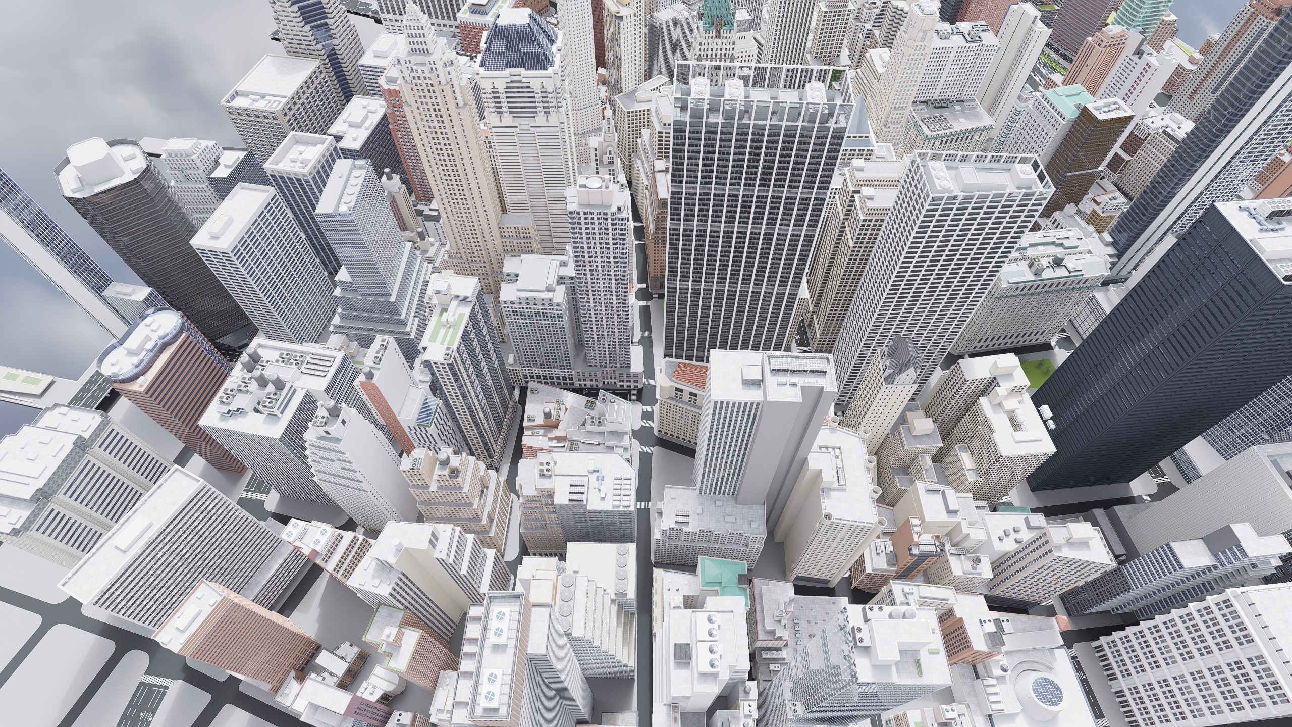 Downtown Manhattan New York 3D model_15
