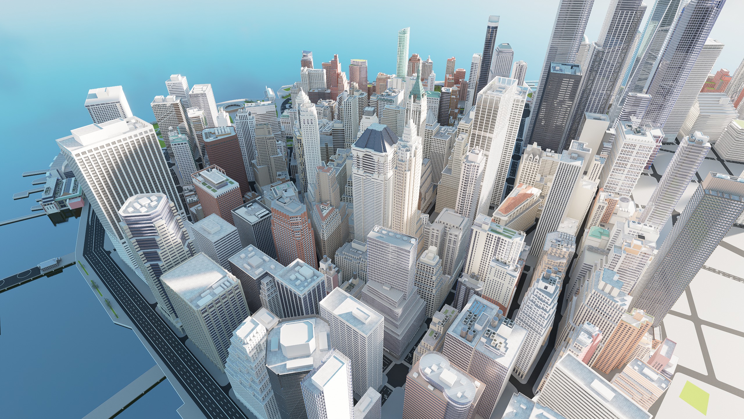 Downtown Manhattan New York 3D model_18