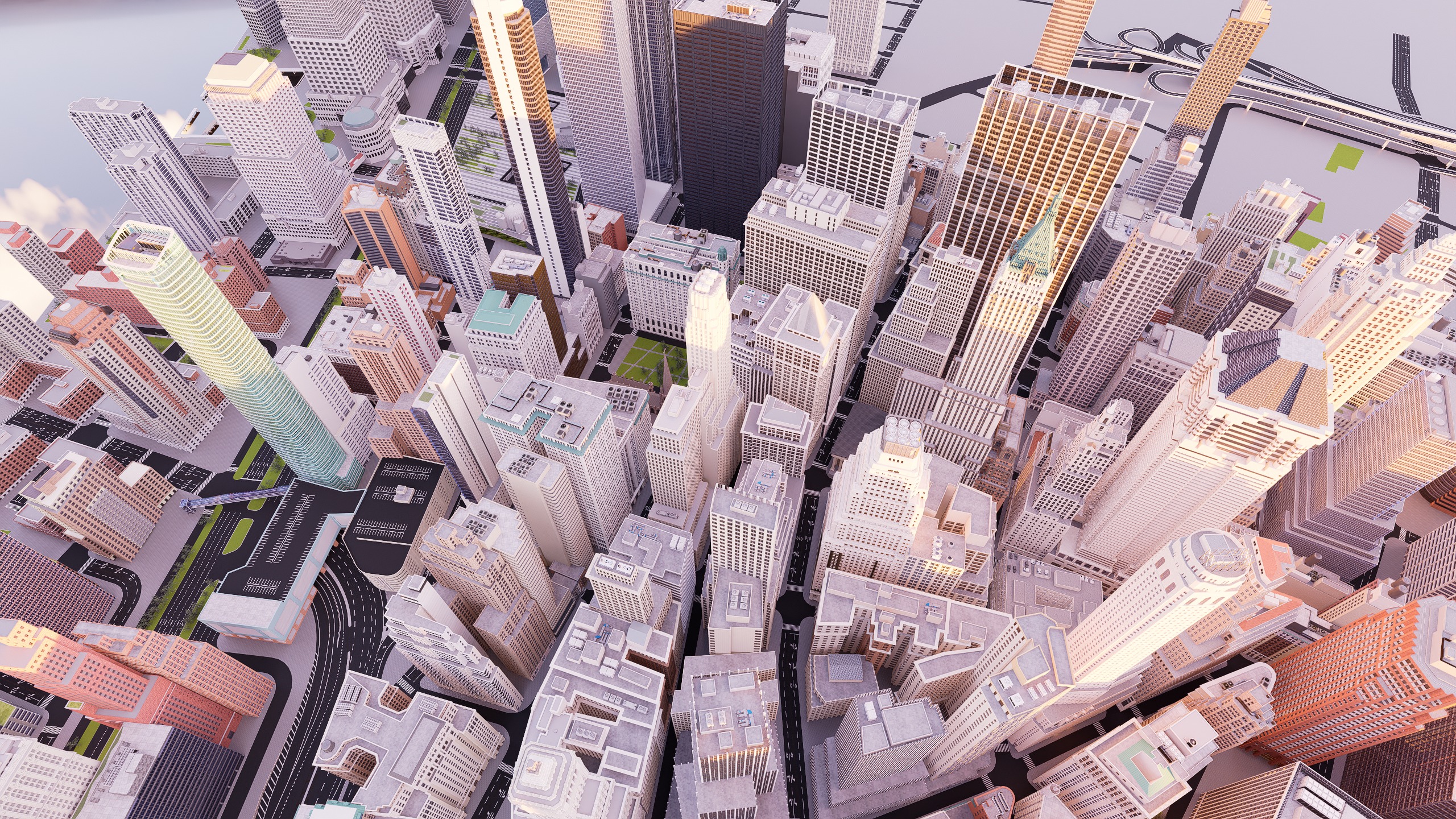 Downtown Manhattan New York 3D model_17
