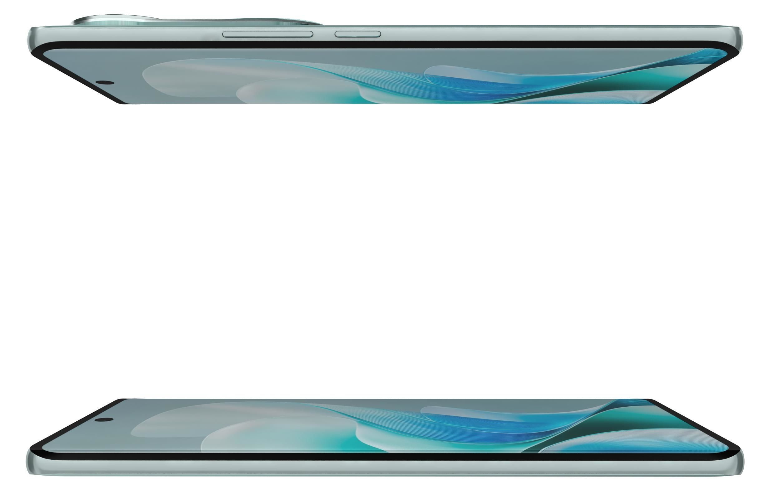 Vivo V40 Blue 3D model_9