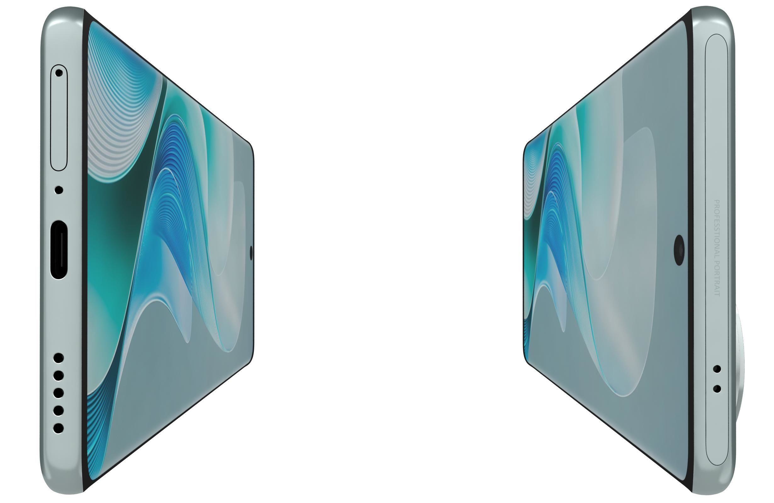 Vivo V40 Blue 3D model_8