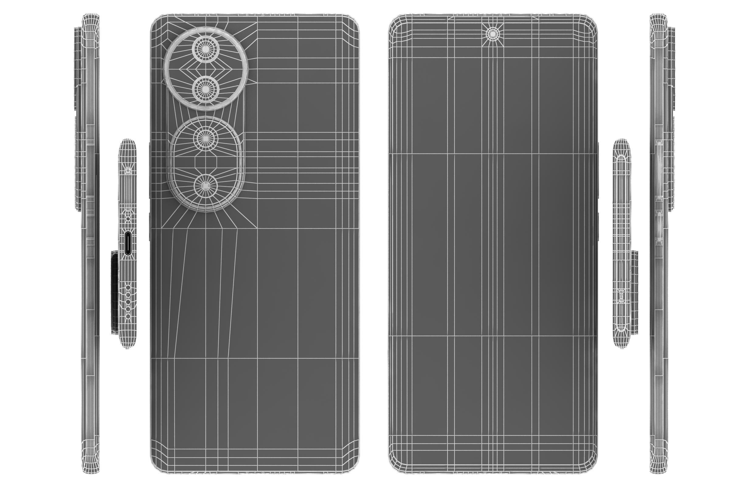 Vivo V40 Blue 3D model_16