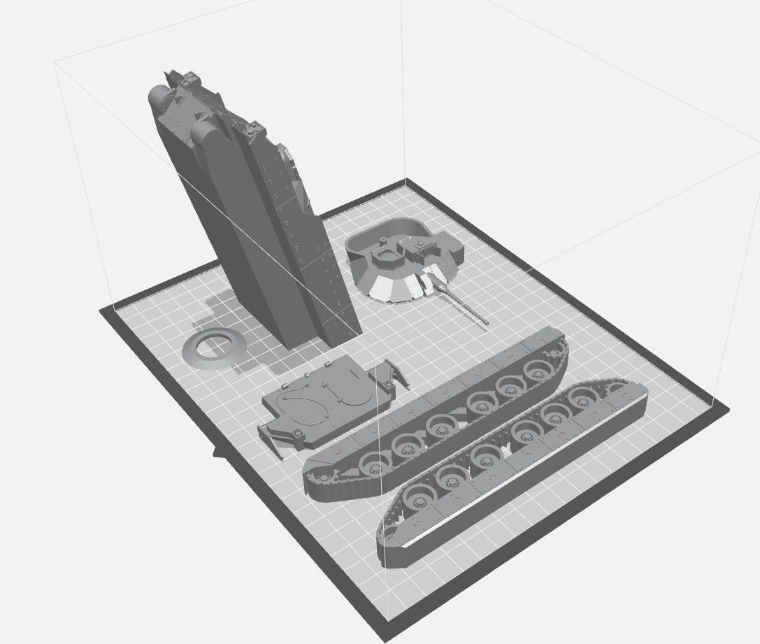 M2A2 Bradley 3D print model_2