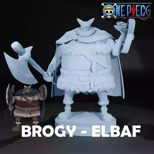 BROGY - ELBAF - ONE PIECE - 3D print 3D print model