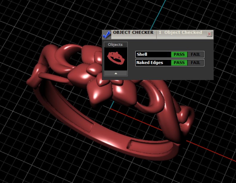 flower ring 3D print model_8