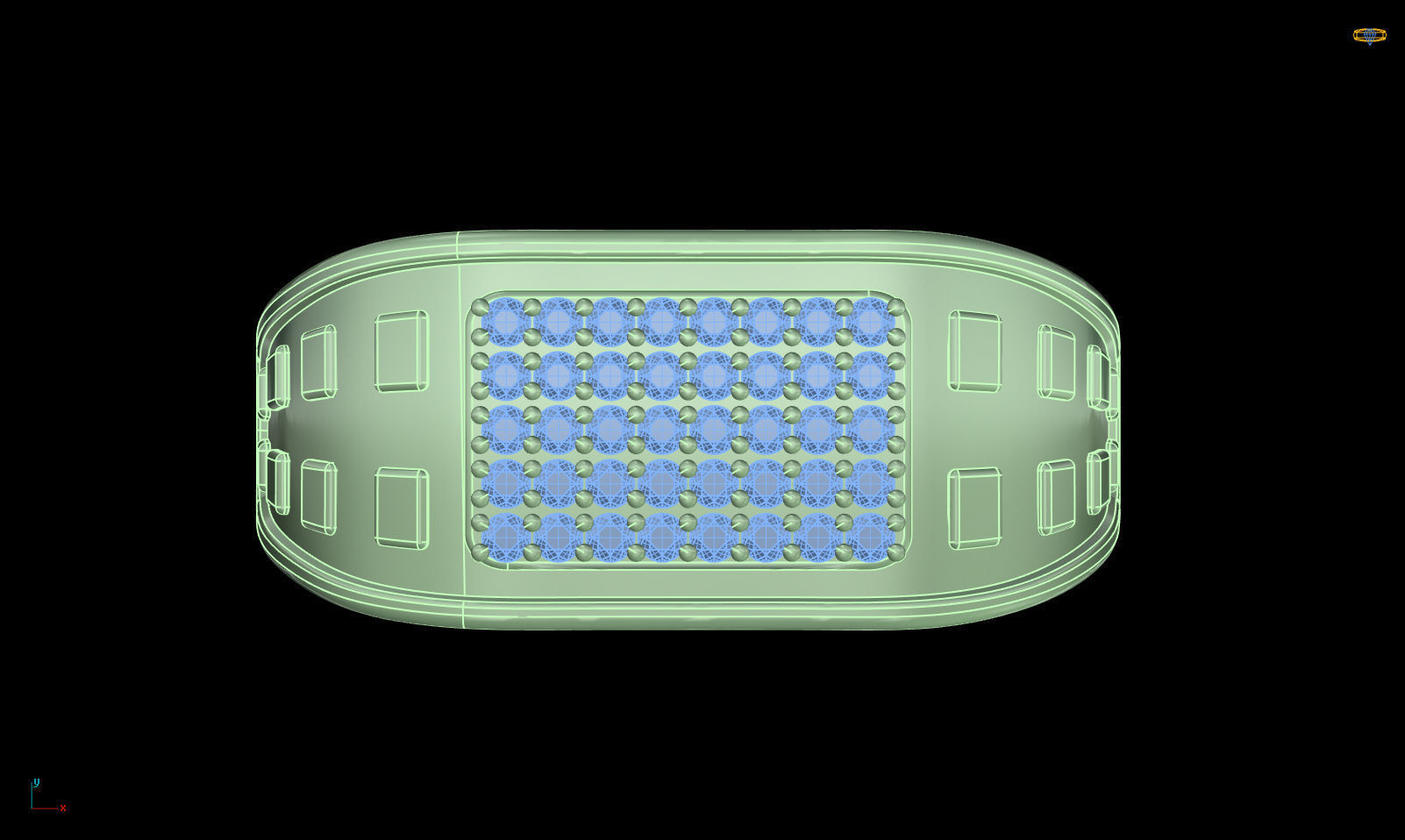 light weight  Yellow gold diamond rings-PR-388 DIA 3D print model_1