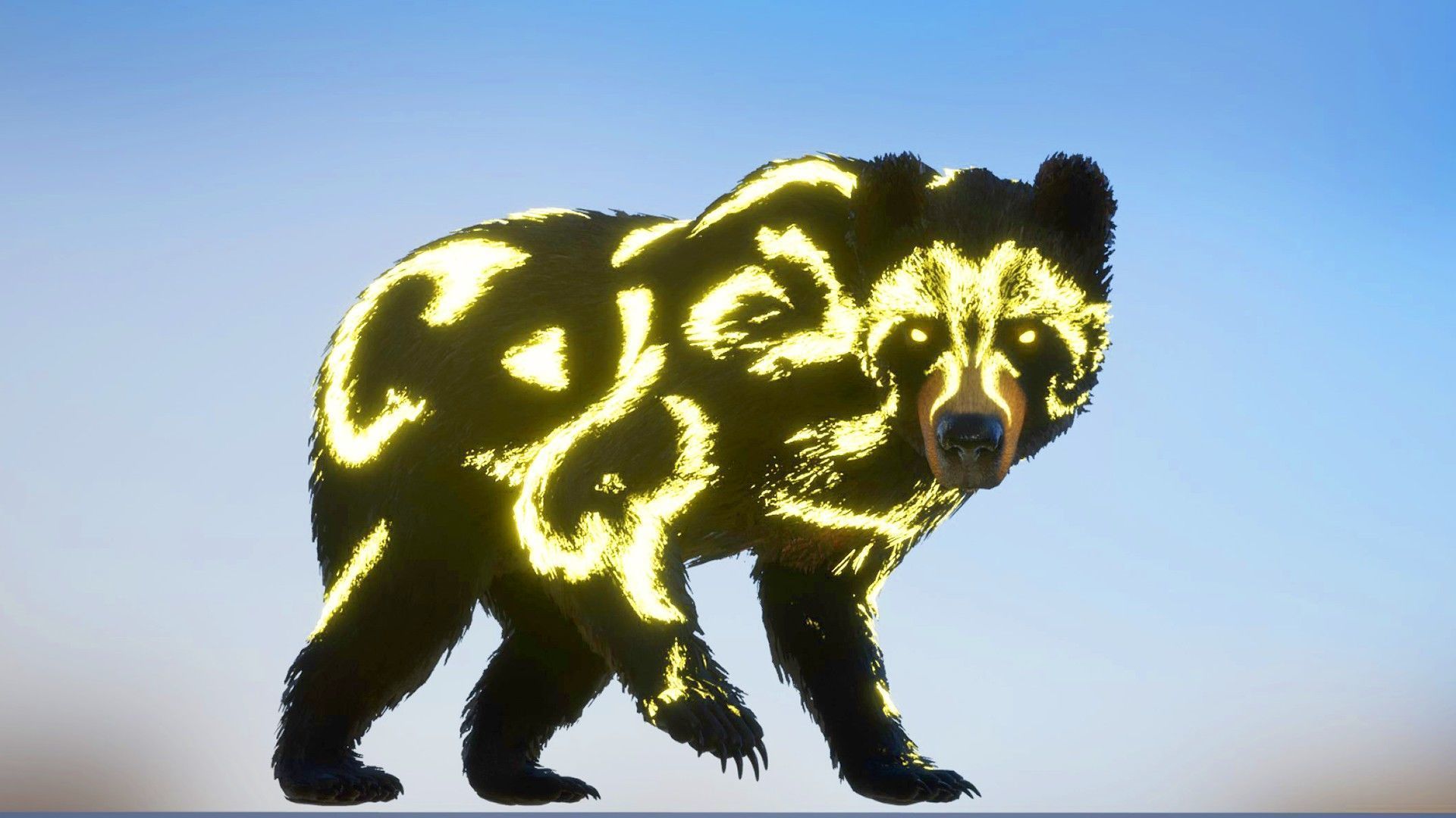 Realistic Bears Low-poly 3D model_22
