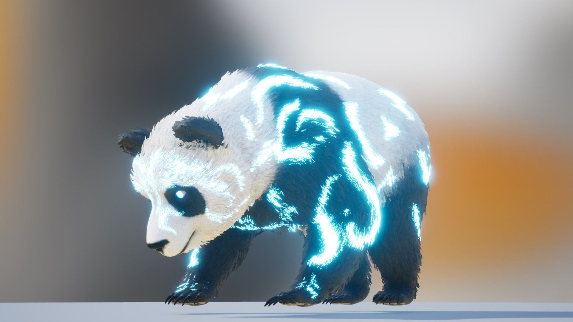 Realistic Bears Low-poly 3D model_21