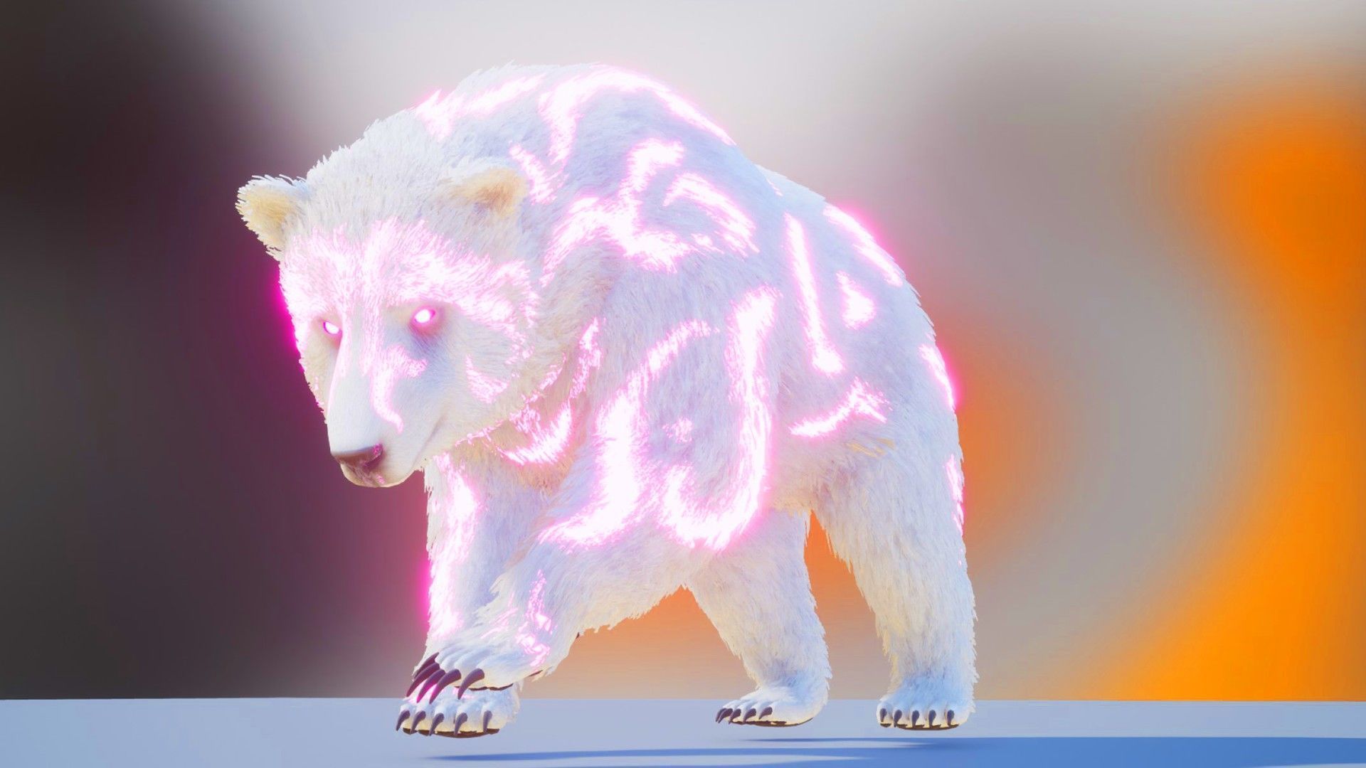 Realistic Bears Low-poly 3D model_24