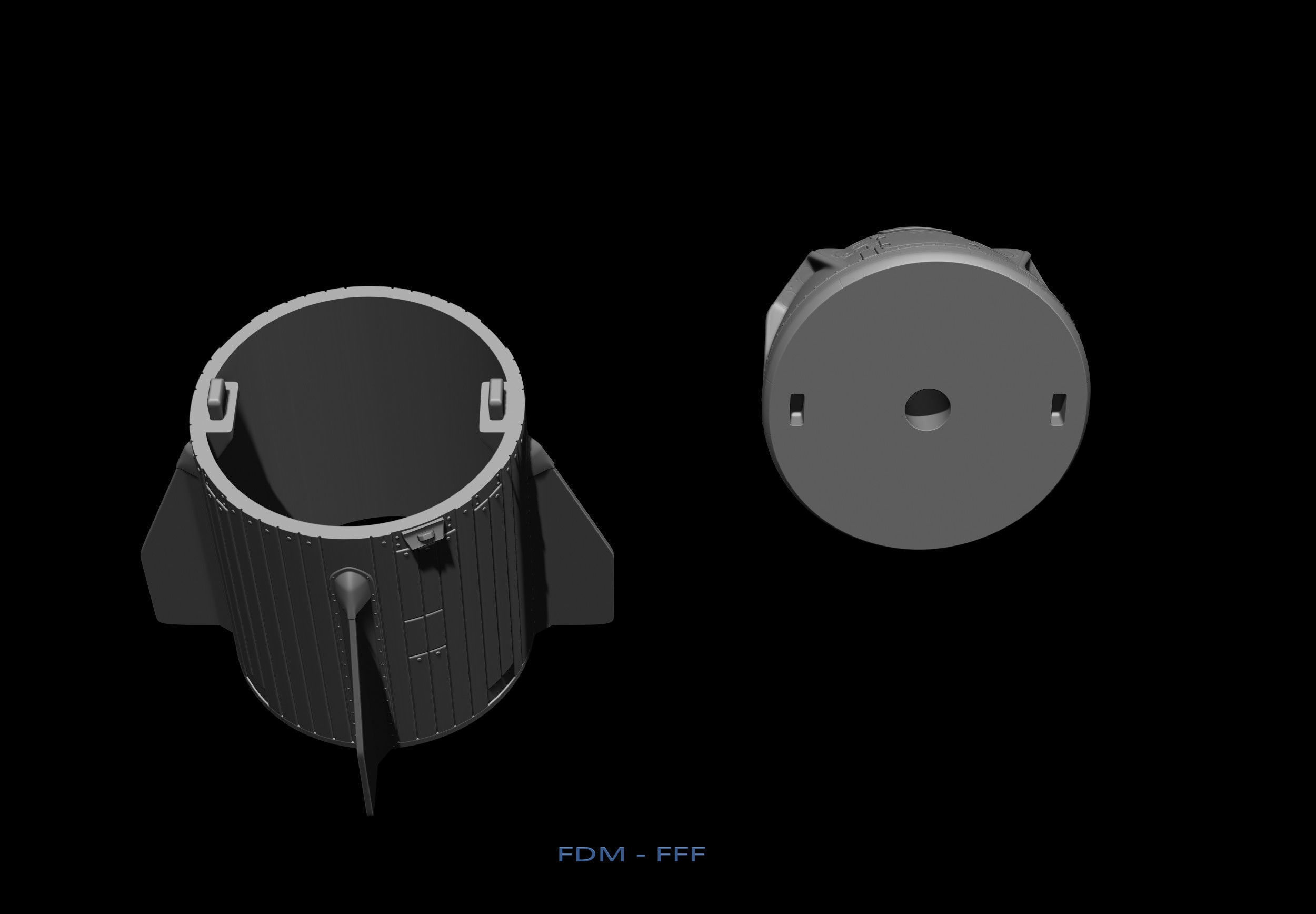 SpaceX Crew Dragon File STL - OBJ for 3D Printing  3D print model_19