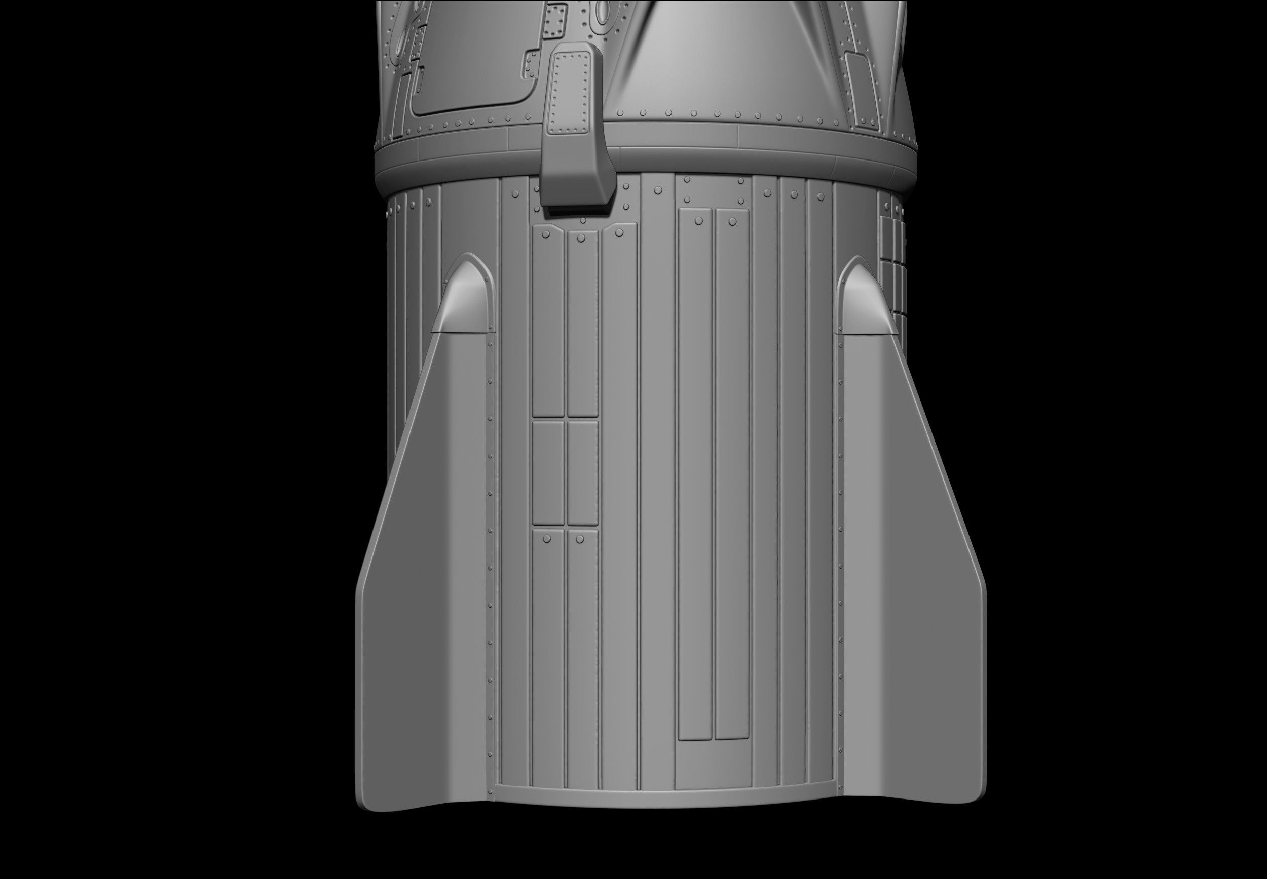 SpaceX Crew Dragon File STL - OBJ for 3D Printing  3D print model_13