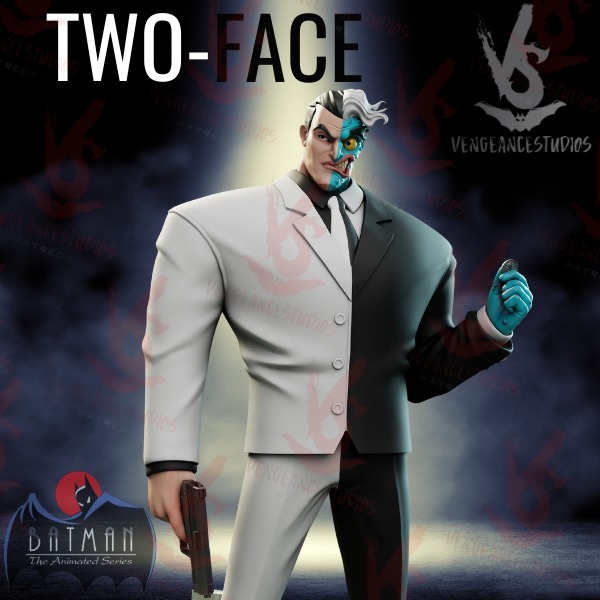 Two-Face TAS 3D print model_1