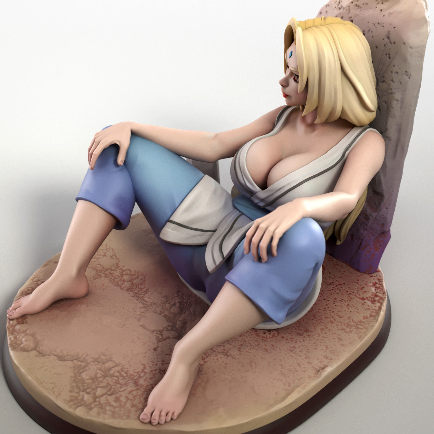 Tsunade from Naruto 3D print model_4