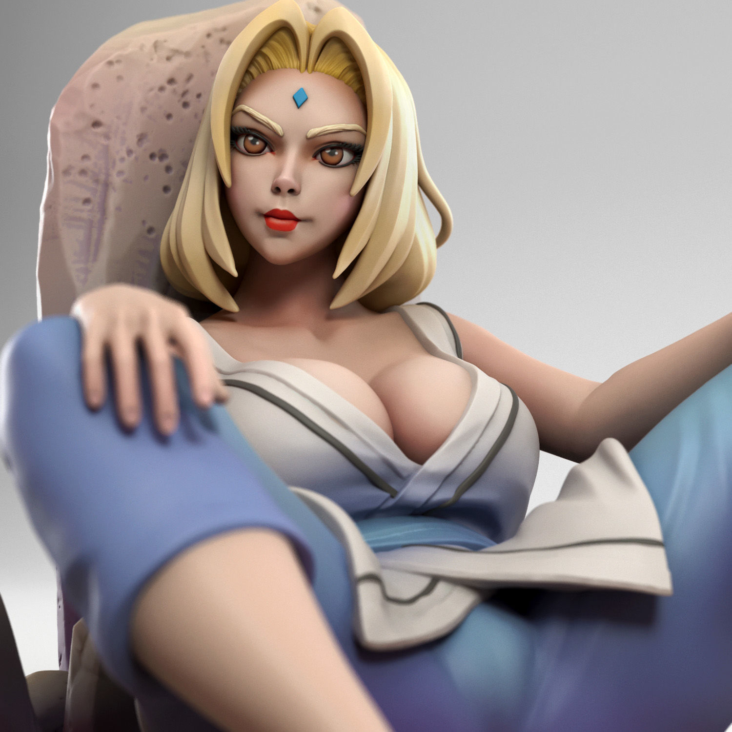 Tsunade from Naruto 3D print model_6