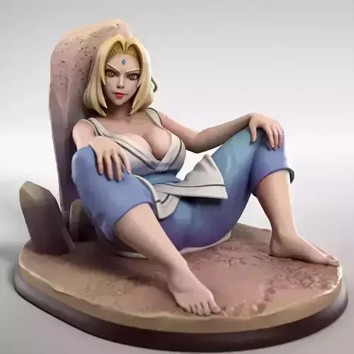 Tsunade from Naruto 3D print model