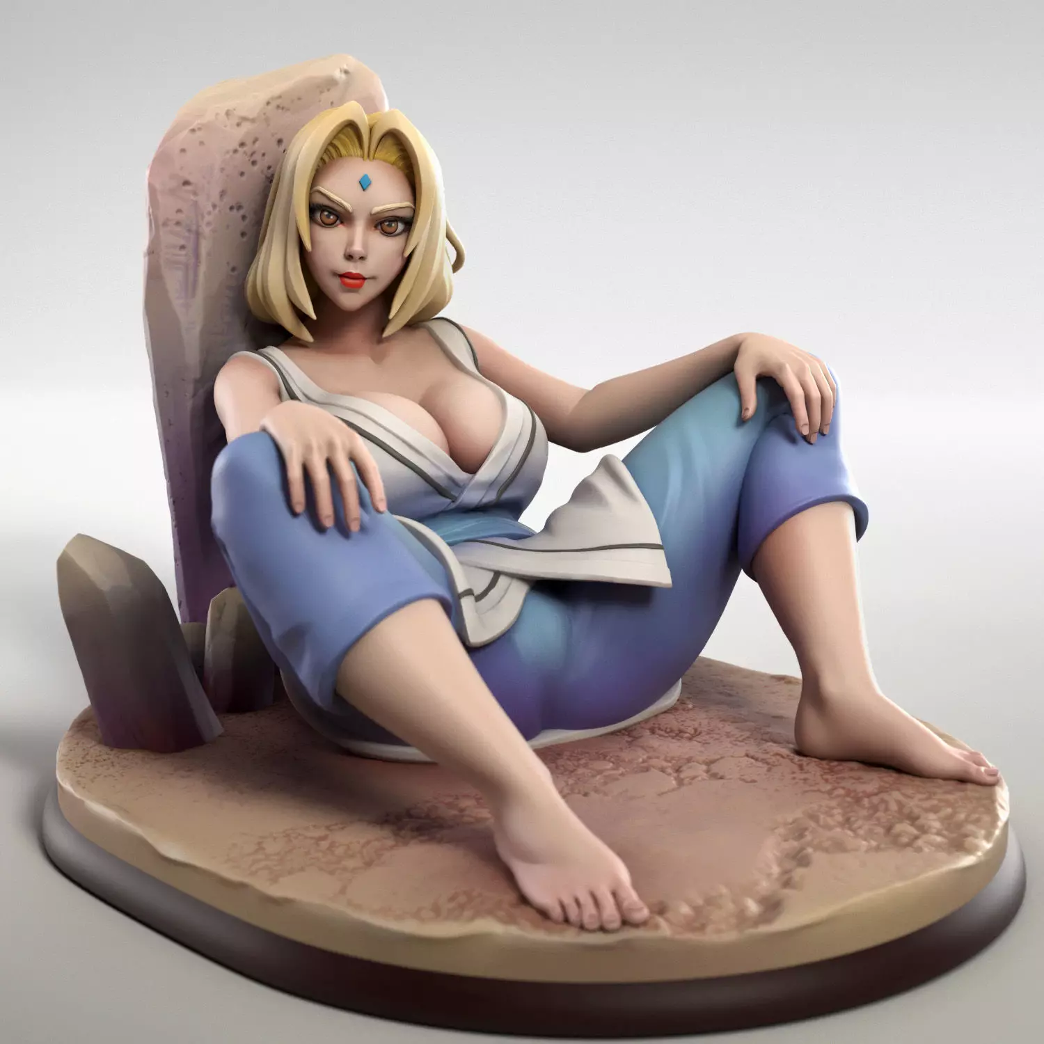 Tsunade from Naruto 3D print model_0
