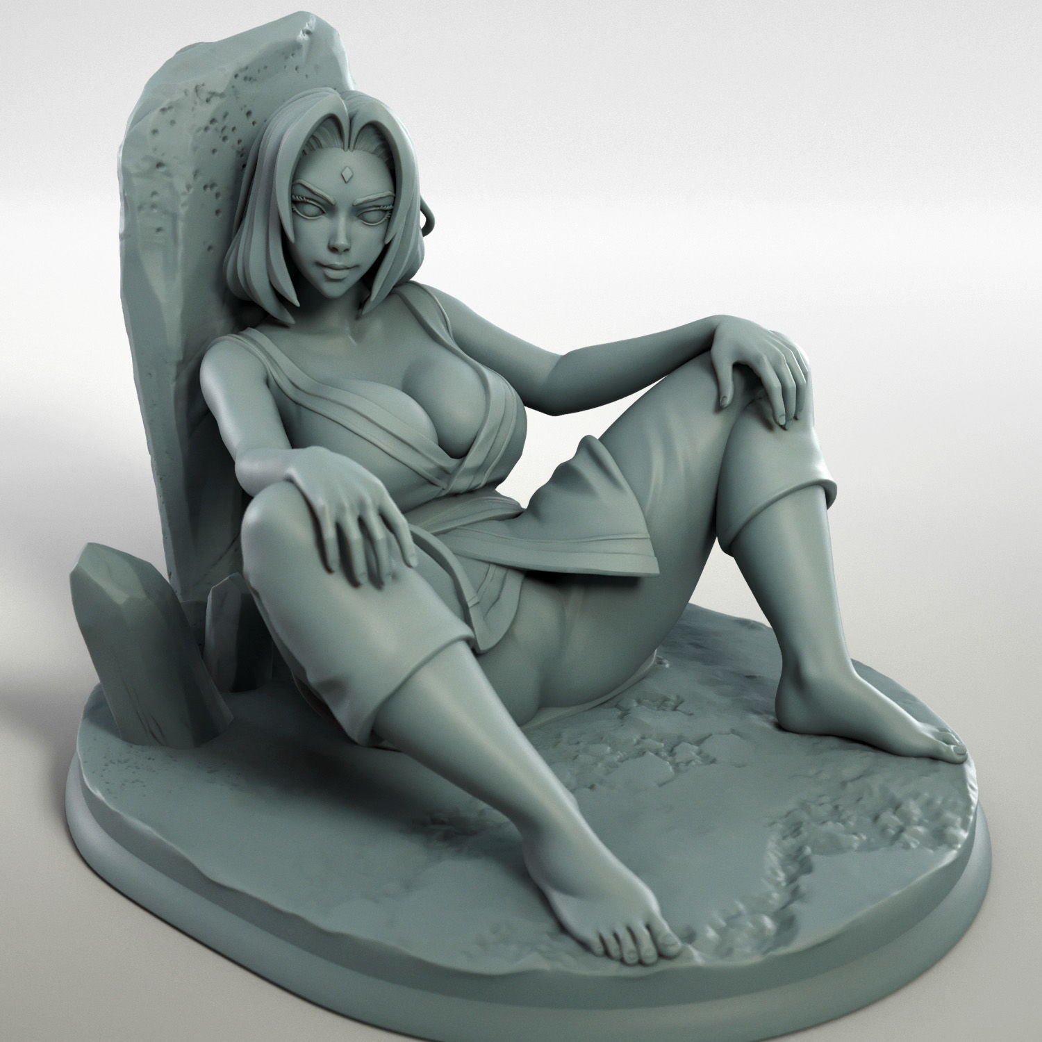 Tsunade from Naruto 3D print model_7