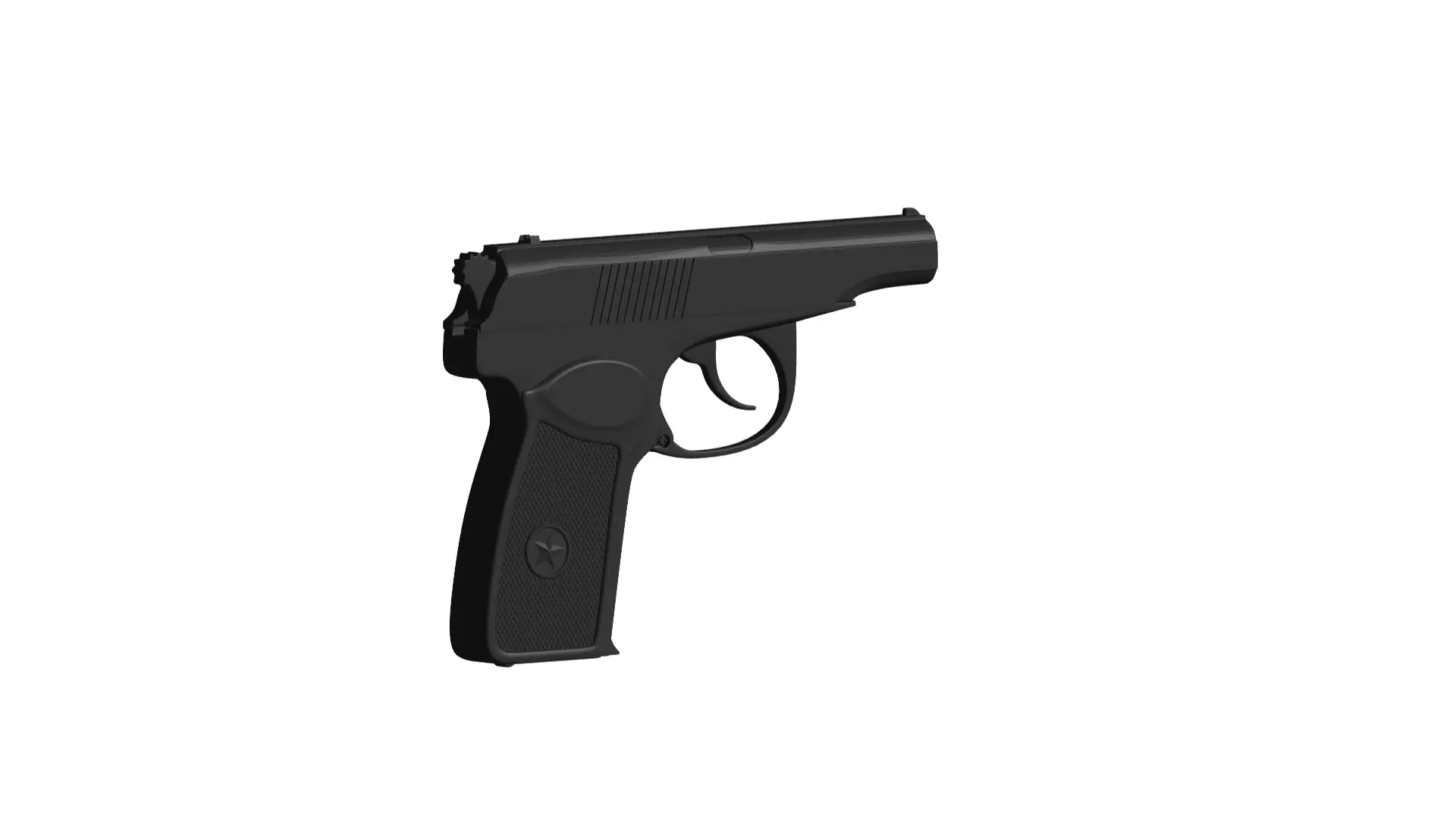 Makarov pistol 3D model