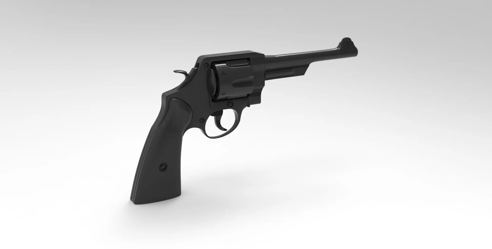 revolver 3D model_0