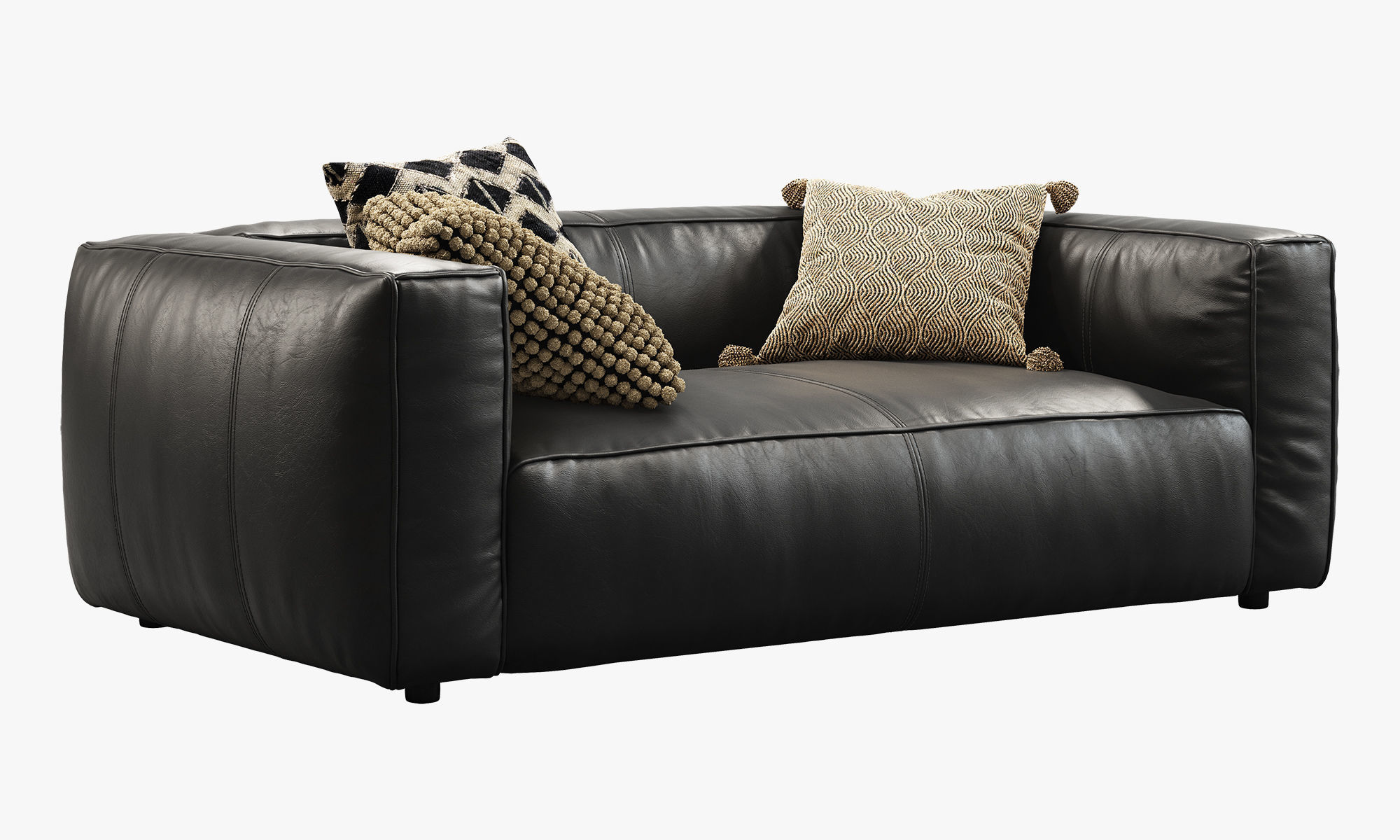 Joybird Jaxon Loveseat Sofa 3D model_8